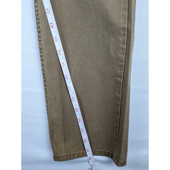 Urban Pipeline Pants Mens 29x30 Relaxed Fit Straight Leg Tan Chino 5 Pocket - Picture 5 of 6